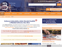 Tablet Screenshot of knihovnabbb.cz